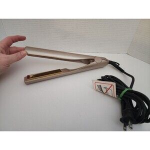 Tyme Iron Original 2-in-1 Hair Curler and Straightener Rose Gold 120-240V Works!